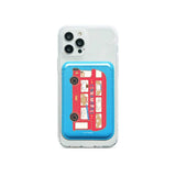 Red Double Decker Bus Magnetic Wallet Pocket