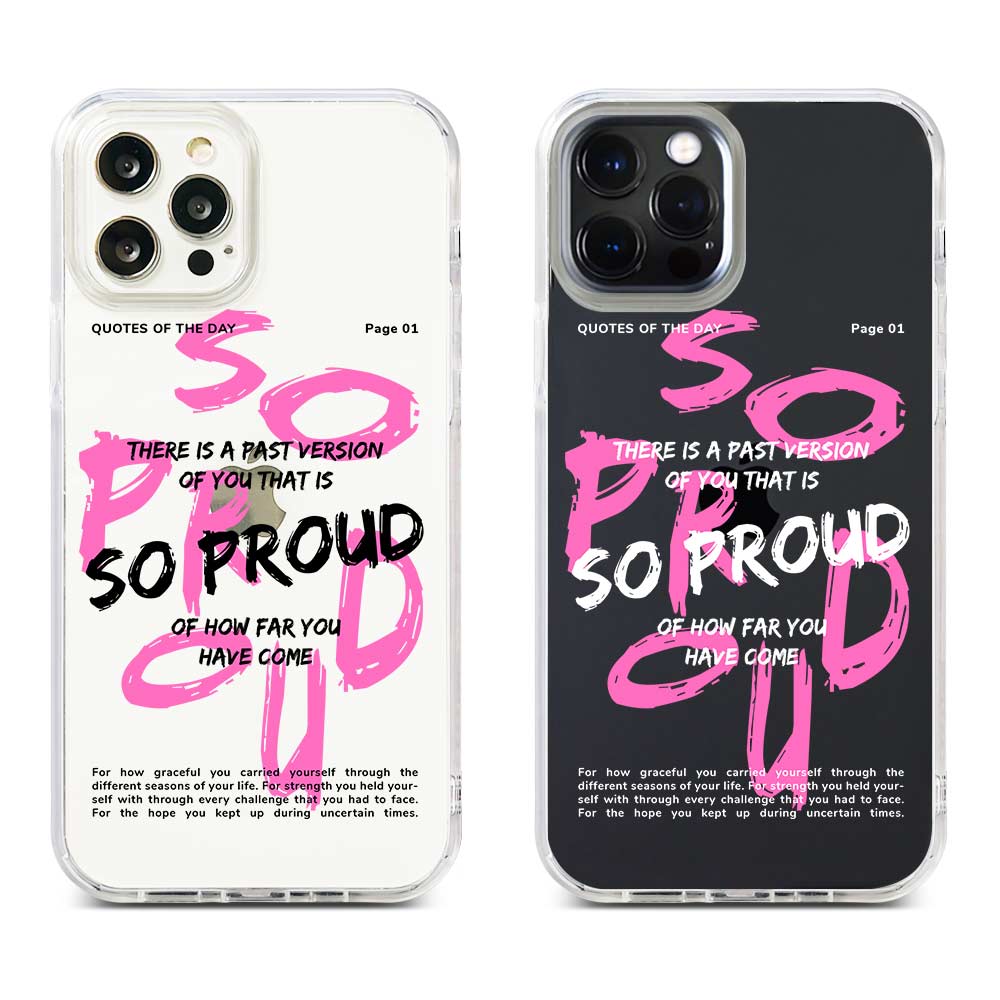 [Ready] So Proud Hybrid Crystal Case Samsung S22 Plus