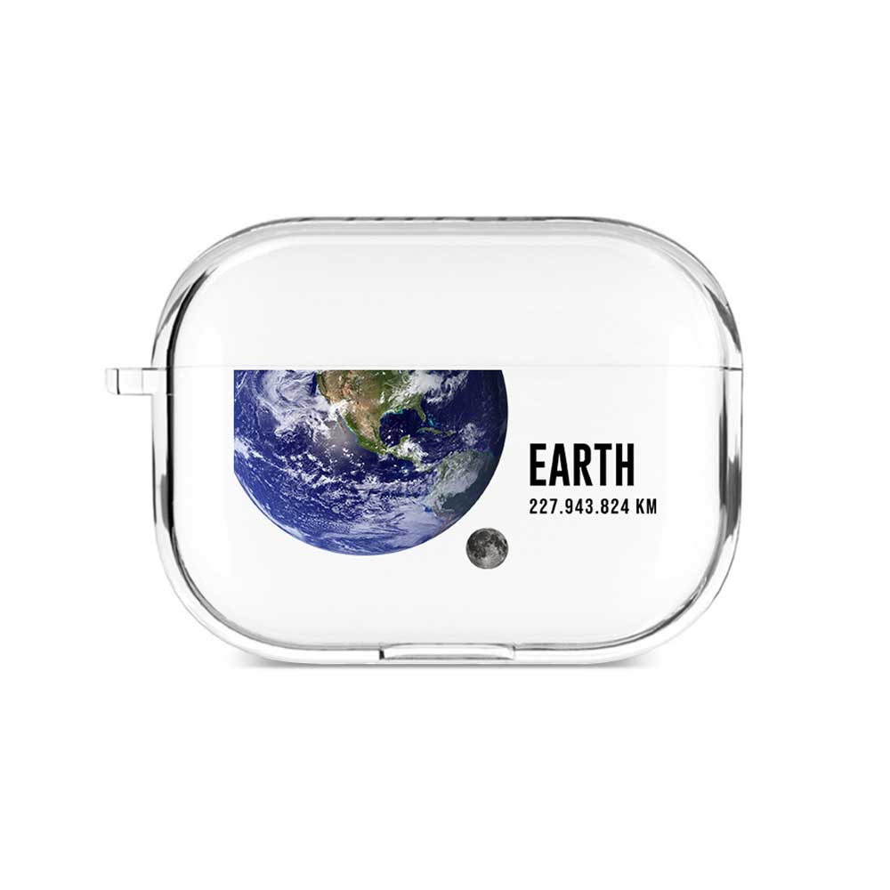 Earth and Moon Airpods or Earbuds Case