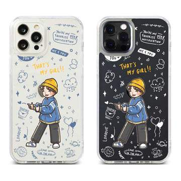 [Ready] Thats My Couple Thats My Girl Hybrid Crystal Case iPhone 11