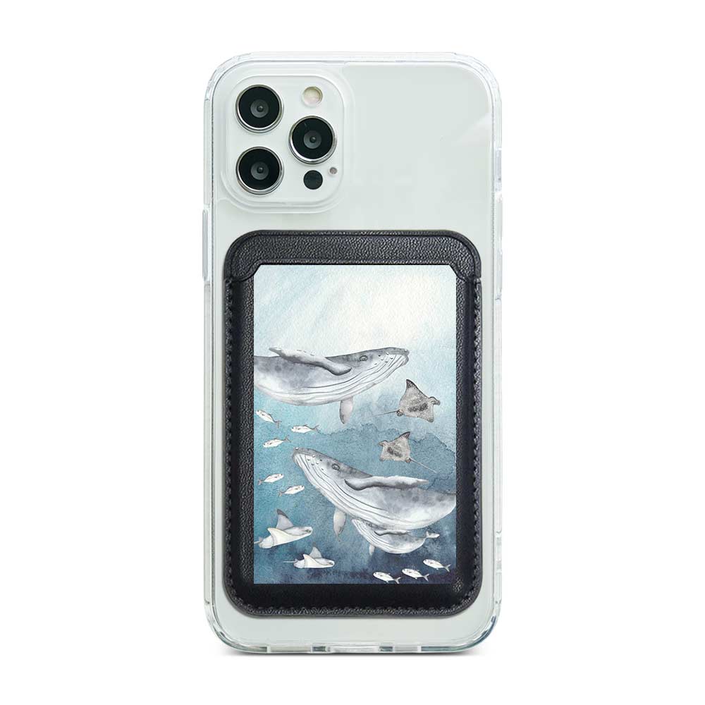 The Beauty Of Whales Magnetic Pocket Wallet