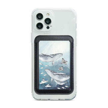 The Beauty Of Whales Magnetic Pocket Wallet