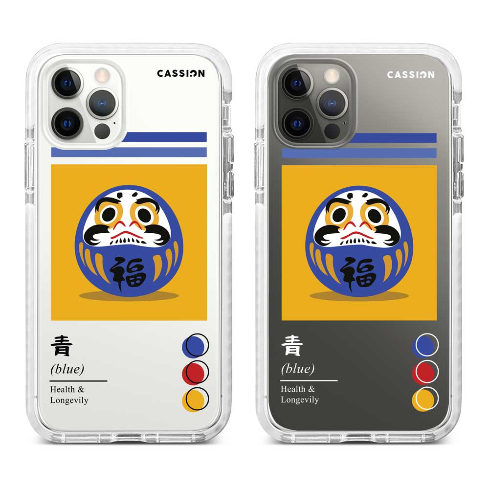 The Five Colors Of Daruma - Blue