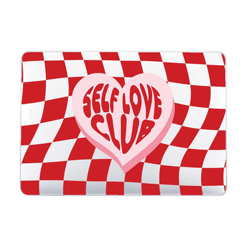 The Red Of Self Love Club Macbook Case