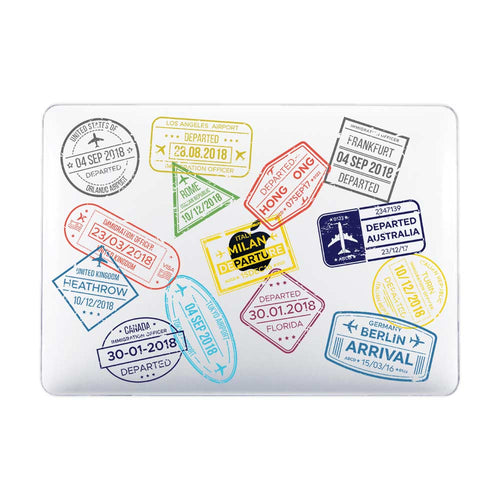 Traveller Stamp Macbook Case