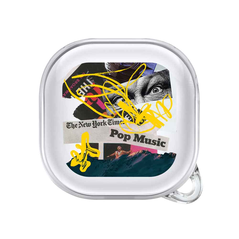 Yellow Brush Mountain Airpods Case