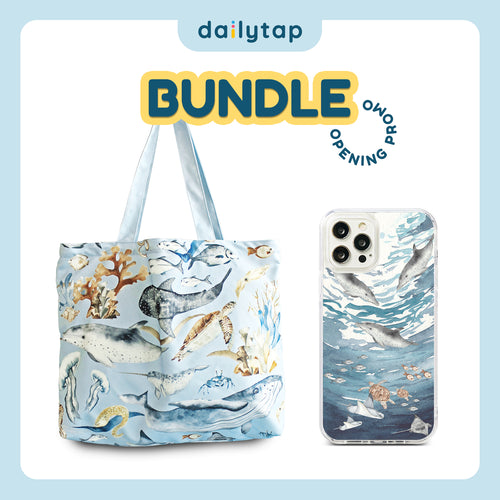 Tote Bag Lipat Sea Dweller Bundling Package DAILYTAP X CASSION