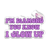 I'm Diamond You Know I Glow Acrylic Popup Stand