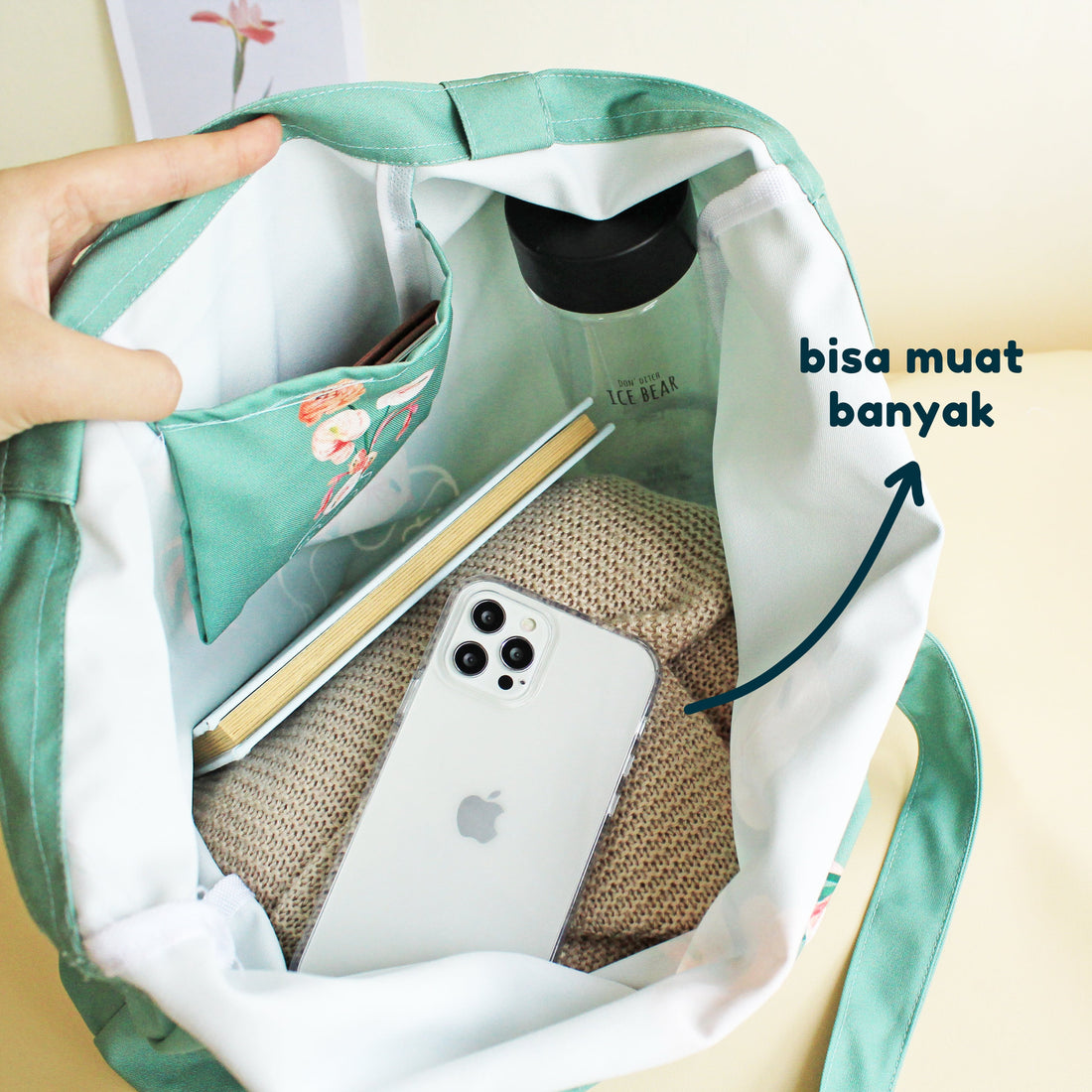 Sea World Pattern Tote Bag Lipat