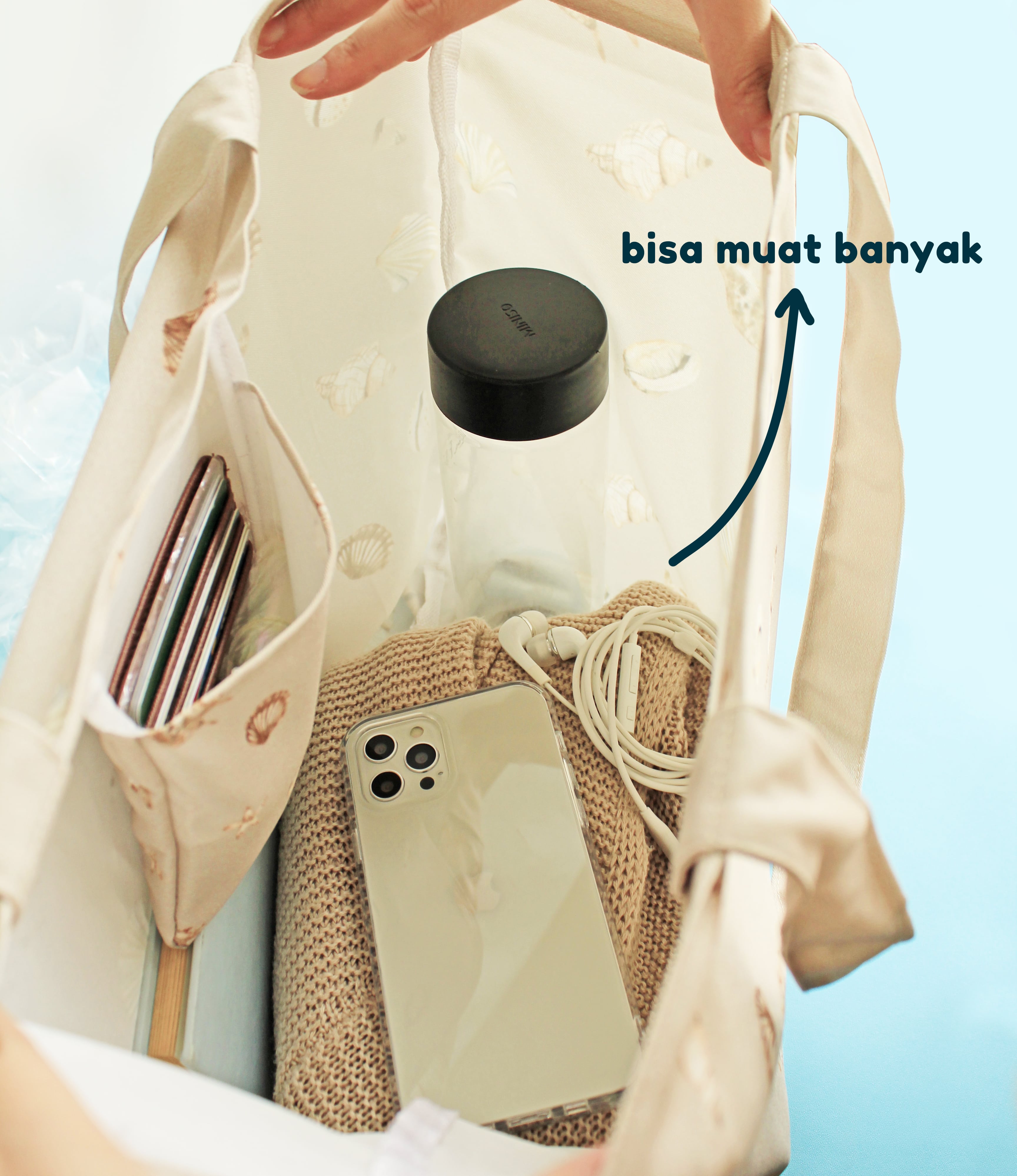 Flower Path Tote Bag Lipat