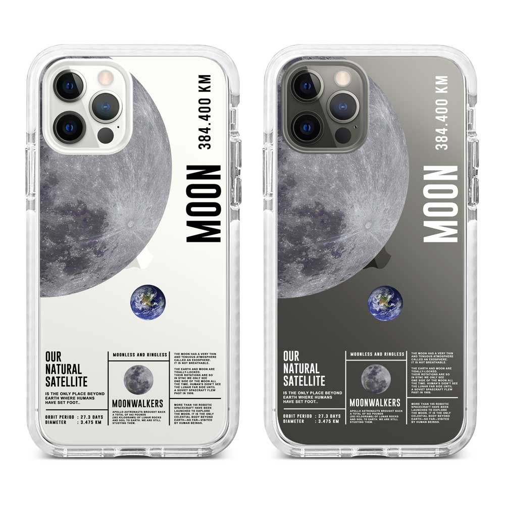 [Ready] Cassion Space Facts Moon for Samsung Hybrid Rubber Matte) V5 Samsung A55  Tulisan Putih