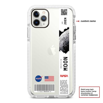 Nasa Wristband Custom / Moon / Hybrid Rubber Case V5 Samsung S24 FE / Magsafe Black