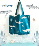 Sea World Pattern Tote Bag Lipat