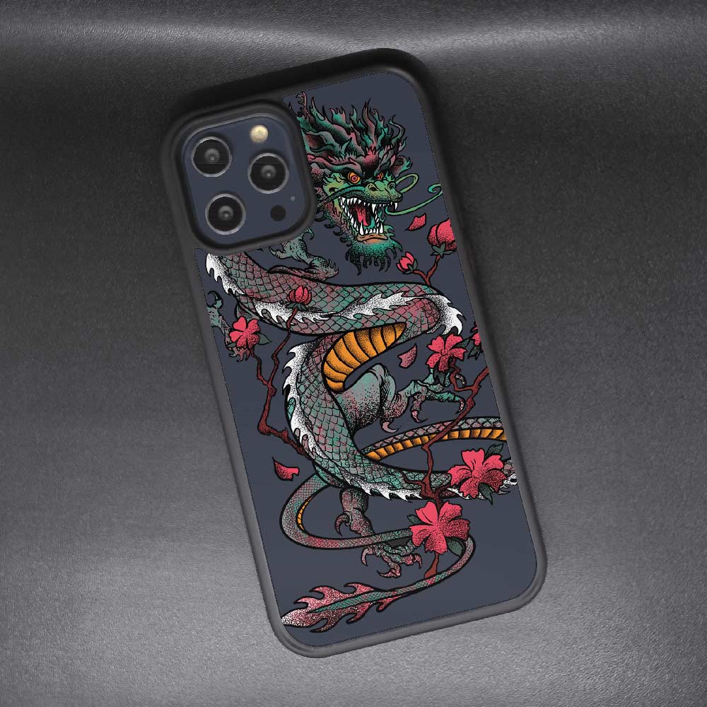 [Ready] Cassion Snapdragons for iPhone Hybrid Crystal Case iPhone 7 / 8 / SE 2020