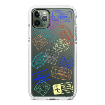 [Ready] Cassion Passport Stamp for iPhone Hybrid Crystal Case iPhone XR