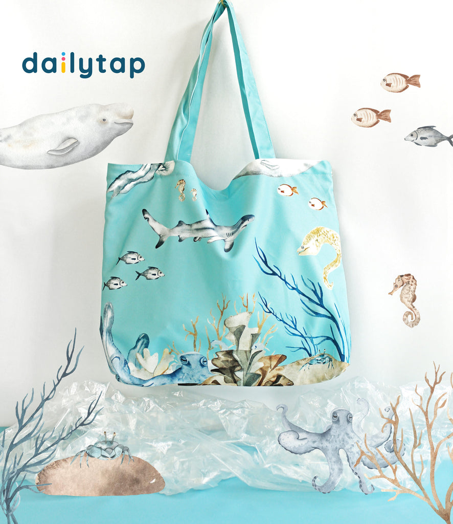 Under the Sea World Life Tote Bag Lipat